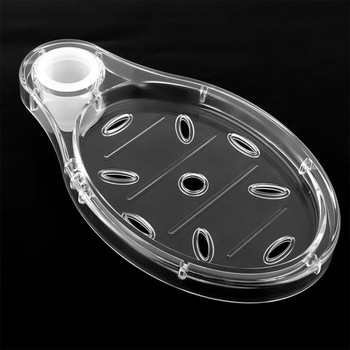 Прозрачна сапунена чиния Повдигащ се прът Душ колона Поставка за съхранение на сапун Държач за отцеждане Плоча за гъба за душ Организатор за баня