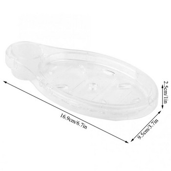 Прозрачна сапунена чиния Повдигащ се прът Душ колона Поставка за съхранение на сапун Държач за отцеждане Плоча за гъба за душ Организатор за баня