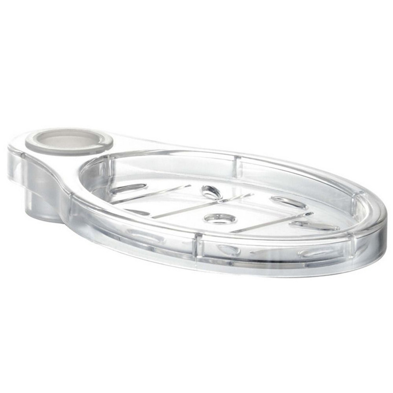 Prozirna posuda za sapun Šipka za podizanje Stup za tuš Stalak za pohranu sapuna Držač za drenažu Ploča za spužvu za tuširanje Kupaonski organizator