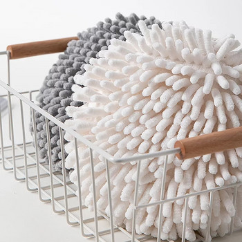 Бързосъхнещи меки абсорбиращи кърпи от микрофибър Кърпи за ръце Кухня Баня Топка за кърпи за ръце с халки за окачване Кърпа за почистване