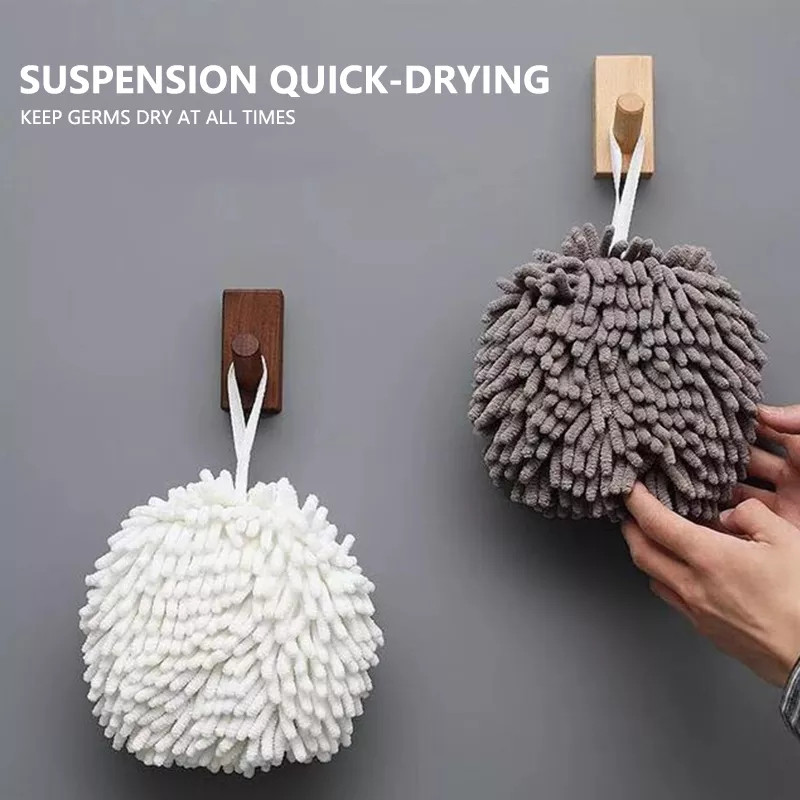 Brzosušeći mekani upijajući ručnici od mikrovlakana Ručnici za ruke Kuhinja Kupaonica Lopta ručnika za ruke s omčama za vješanje Krpa za čišćenje