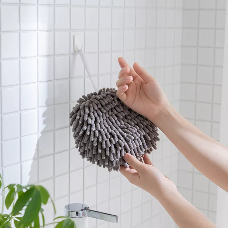 Brzosušeći mekani upijajući ručnici od mikrovlakana Ručnici za ruke Kuhinja Kupaonica Lopta ručnika za ruke s omčama za vješanje Krpa za čišćenje