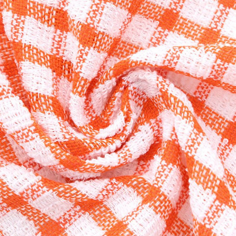 1kom pamučne kuhinjske kuhinjske krpe bez dlačica koje upijaju ugostiteljske i restoranske karirane krpe za suđe