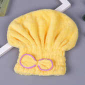 Moodne juuksekuivatusmüts Vastupidav juuksekuivatusmüts Mugav kiiresti kuivav kõrge elastsusega tüdrukute naiste Bowknot juuksekuivatusmüts