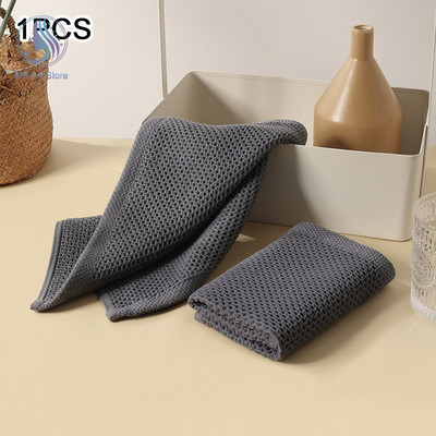 Īpaši mīksts, absorbējošs tējas dvielis, vafeļu audums, kokvilnas trauku lupatas virtuves pusdienu šķīvis roku dvielis virtuves piederumi, tīrīšanas rīki