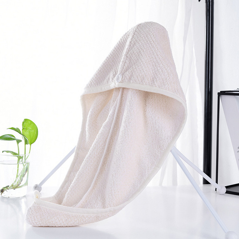 Greitai išdžiūvantis rankšluostis Naujas Quick Dry Head dušo dangtelio rankšluosčio plaukų įvyniojimas Minkštas mikropluošto vonios turbanas Magic dušo kepuraitė Lady Turban galvos įvyniojimas