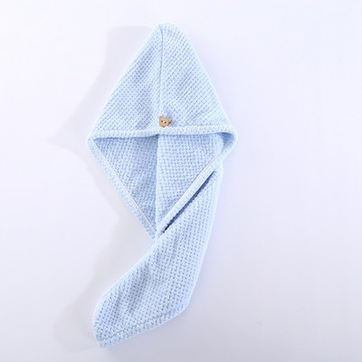 Brzo upijajuća kapa za sušenje kose Turban Šešir od ananasa Koraljnog runa Ručnik za dugu kosu za sušenje kose 25x65 cm