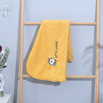 Brzo upijajuća kapa za sušenje kose Turban Šešir od ananasa Koraljnog runa Ručnik za dugu kosu za sušenje kose 25x65 cm