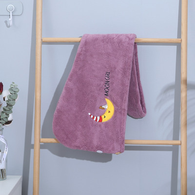 Brzo upijajuća kapa za sušenje kose Turban Šešir od ananasa Koraljnog runa Ručnik za dugu kosu za sušenje kose 25x65 cm