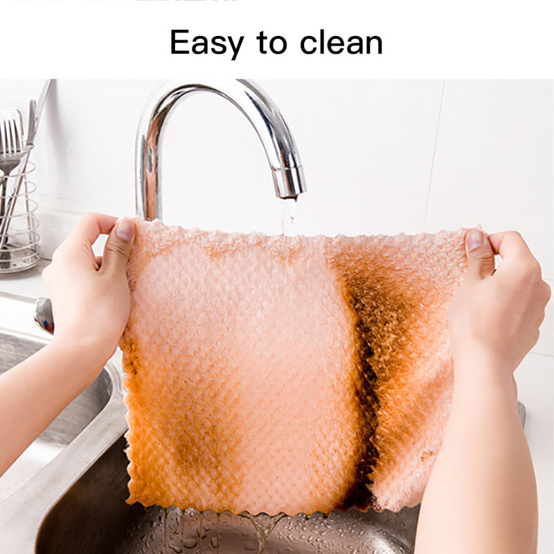 Greitai džiūstantis mikropluošto skuduras Virtuvės gaminimas Ananasų tinklelio indų šluostė namuose sutirštintas sugeriantis indų rankšluostis Namų tvarkymas