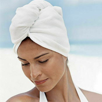 Πετσέτα κολύμβησης Μαλακό καπέλο ντους Καπέλο μαλλιών που στεγνώνει γρήγορα και απορροφητικό πετσέτα τουρμπάνι
