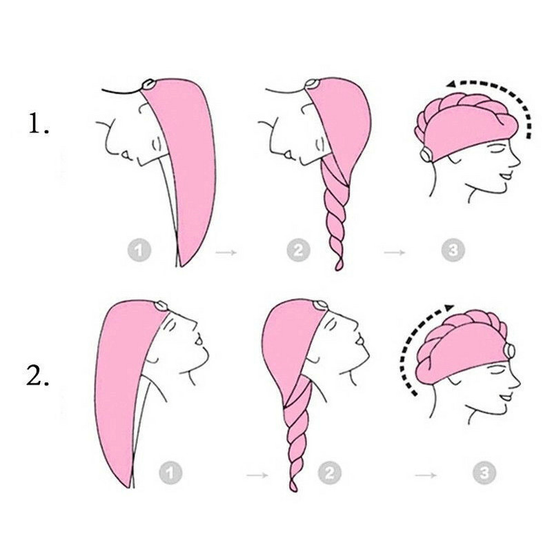 Peld dvielis ātri žūstošs matu cepure, absorbējoša dvieļu cepure, turbāna ietīšana, mīksta dušas cepure galvassega