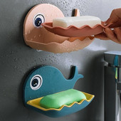 Kutija za sapun u obliku kita Odvod Držač sapuna Kupaonski pribor Zidna posuda za sapun Posuda za sapun Posuda za sapun za kupaonicu