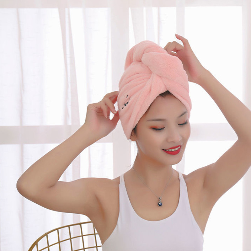 Sieviešu meiteņu burvju mikrošķiedras dušas vāciņš dvieļu vannas cepures sievietēm sausiem matiem, ātri žūstoša mīksta cepure dāmai turbāna galvai