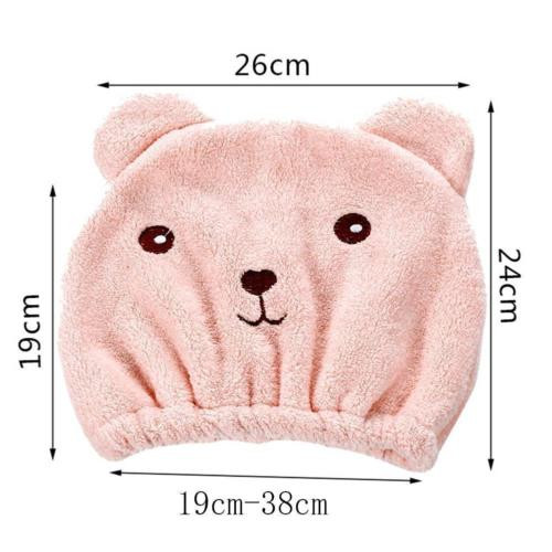 Turban Žene Djevojke Brzosušeći čarobni ručnik za kosu Veliki omot za kosu od mikrofibre Ručnik za kupanje Kapa Šešir Ručnik za glavu Šešir Uzorak mačjih ušiju