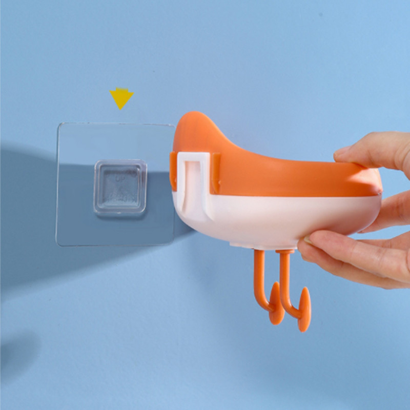 1PC Kutija za sapun u obliku oblaka na zidu Viseći odvod Držač za sapun Polica za tuš Posude za sapun za pranje rublja Posuda za odlaganje Kupaonski pribor