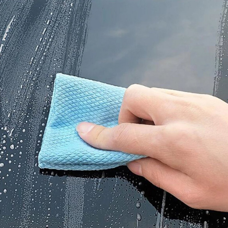 5 komada staklenih ručnika i krpa za brisanje vode za brisanje stakla za riblje krljušti krpa za kuhinjski stol i posuđe u nasumičnoj boji