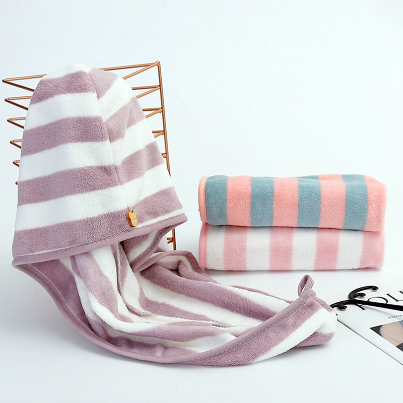 Dvieļu žāvēšanas matu cepure Sadzīves preces Vannas istabas tīrīšana 60cm X 25cm Absorbējoša mikrošķiedras Ātri Žāvējoša Pilnīgi jauna