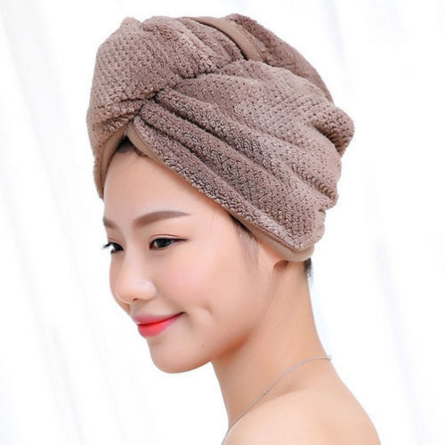 Ženska kosa Brzo sušeći ručnik za kupanje od mikrovlakana Turban s čvorom Twist Loop Wrap Šešir Kapa za kadu Kupaonski pribor
