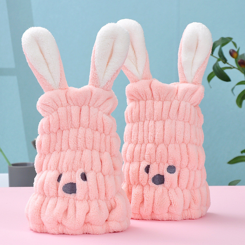 Kapa za suhu kosu, duge uši, zečji ručnik za tuširanje, jako upijajuće sušenje, ultra meka kapa, turban, ručnik, šeširi za žene, sauna, kupaonica