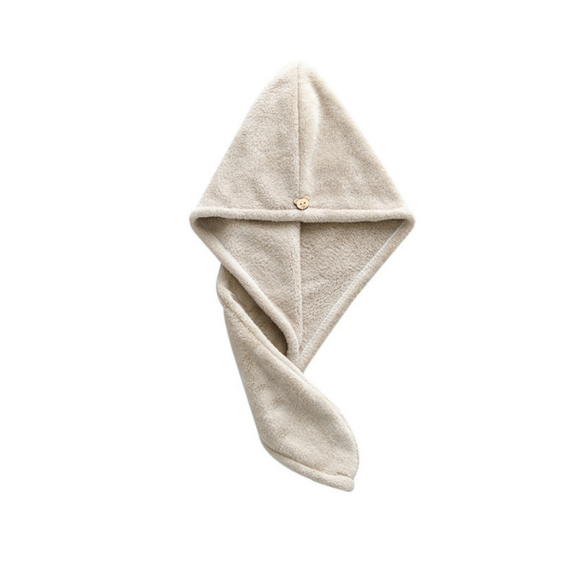 25 x 65 cm ātri nožūstošs dvielis, 1 gab., mikrošķiedras turbāna vannas rīks matu mazgāšanas vannas ietīšanas cepure Vannas istabas pogas galvas dvielis