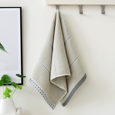 Podebljani pamučni ručnik za kupanje povećava upijanje vode Ručnik za kupanje za odrasle Jednobojni ručnik za lice od zlatne svile Mekani afinitet