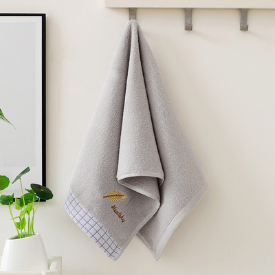 Podebljani pamučni ručnik za kupanje povećava upijanje vode Ručnik za kupanje za odrasle Jednobojni ručnik za lice od zlatne svile Mekani afinitet