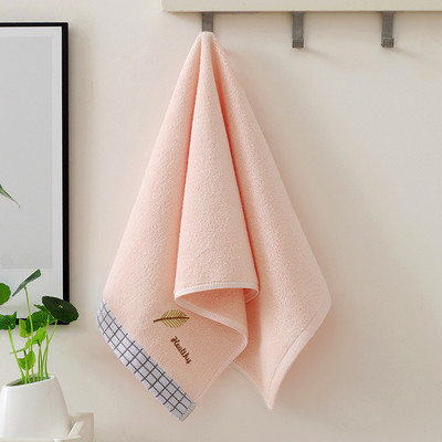 Podebljani pamučni ručnik za kupanje povećava upijanje vode Ručnik za kupanje za odrasle Jednobojni ručnik za lice od zlatne svile Mekani afinitet