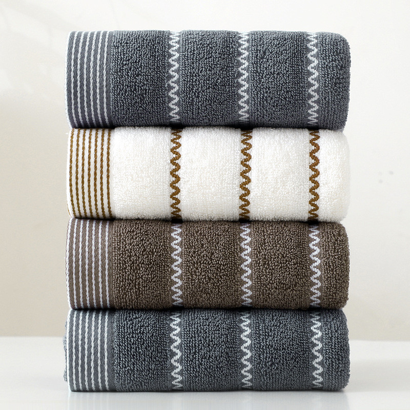 Podebljani pamučni ručnik za kupanje povećava upijanje vode Ručnik za kupanje za odrasle Jednobojni ručnik za lice od zlatne svile Mekani afinitet