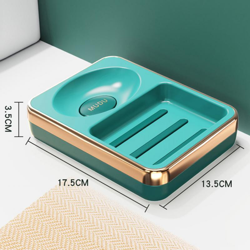 Kreativni veliki dvostruki sapun, plastični držač za sapun, 1 kom posudica za sapun, kutija za sapun s dvostrukim ćelijama, prijenosni držač za sapun bez probijanja