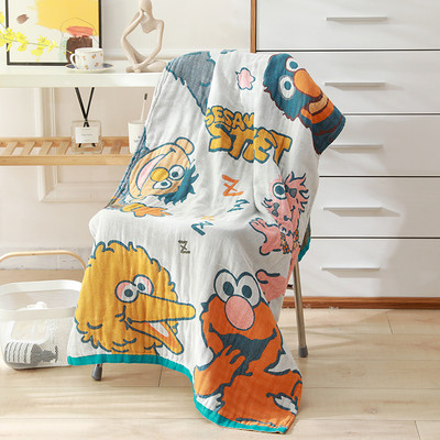 Krāsainas kokvilnas piecu slāņu marles vannas dvielis absorbējošs pieaugušo kokvilnas mājsaimniecības vannas dvielis kokvilnas vannas dvielis absorbējošs pludmales dvielis