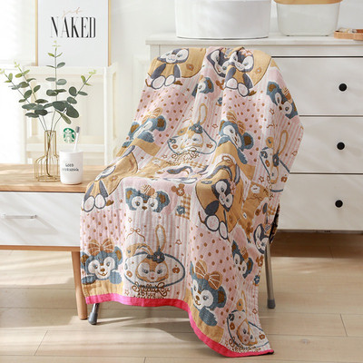 Krāsainas kokvilnas piecu slāņu marles vannas dvielis absorbējošs pieaugušo kokvilnas mājsaimniecības vannas dvielis kokvilnas vannas dvielis absorbējošs pludmales dvielis