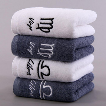 Кърпа за лице Кърпа за душ Удебелена бродерия с букви без влакна Силно абсорбираща мека памучна кърпа за лице Тоалетна