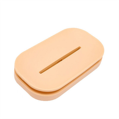 Putna prijenosna dvoslojna kutija za sapun Plastični stalak za sapun bez bušenja Nova kupaonska posuda Dvostruka kutija za sapun Spremnik Kutija za sapun