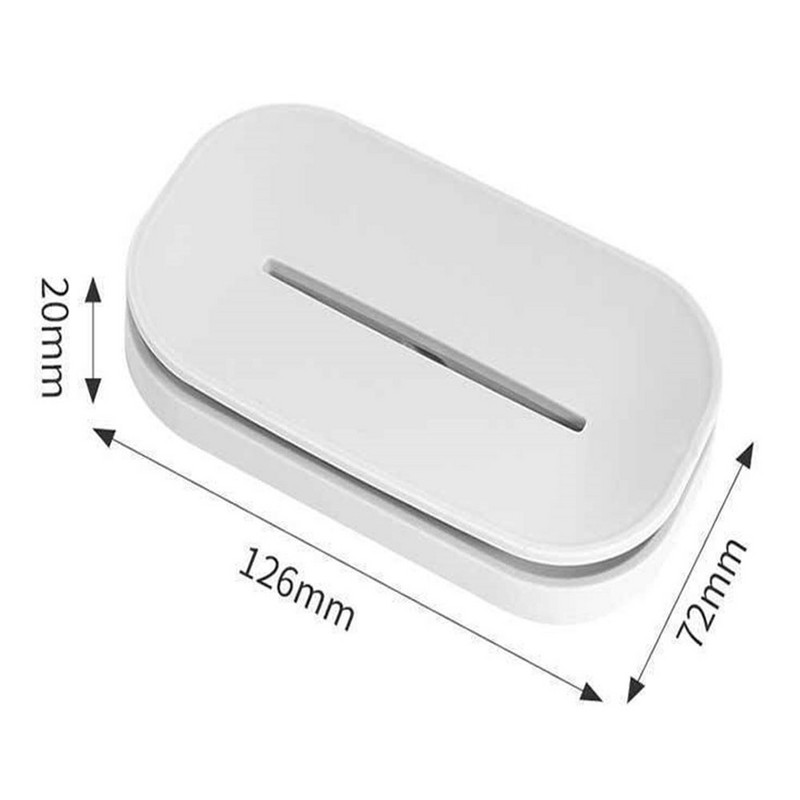 Putna prijenosna dvoslojna kutija za sapun Plastični stalak za sapun bez bušenja Nova kupaonska posuda Dvostruka kutija za sapun Spremnik Kutija za sapun