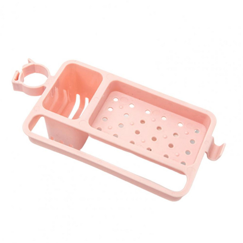 Držač spužve Polica za umivaonik Ventilacija Jednostavna instalacija PP držač za umivaonik za kuhinju