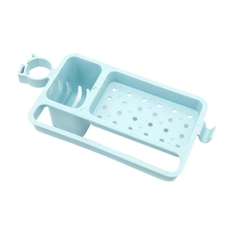Držač spužve Polica za umivaonik Ventilacija Jednostavna instalacija PP držač za umivaonik za kuhinju