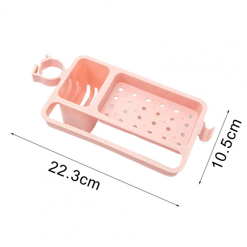 Držač spužve Polica za umivaonik Ventilacija Jednostavna instalacija PP držač za umivaonik za kuhinju