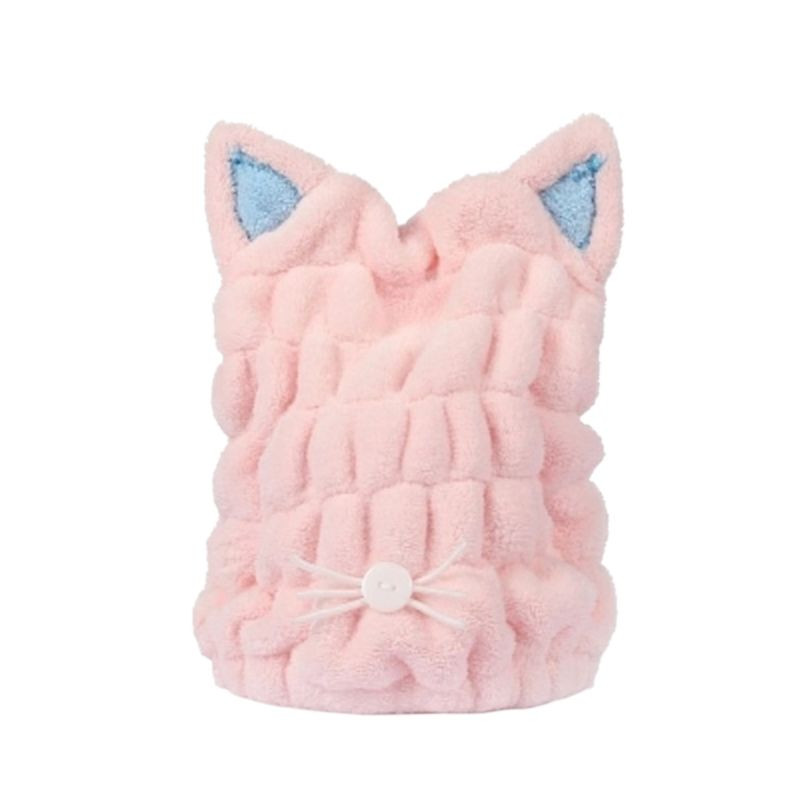 Mikrošķiedras matu ātri žūstošs jauks vannas dvieļu iesaiņojums, īpaši mīksts, absorbējošs cepures vāciņš sievietēm, pieaugušajiem vai bērniem, meitenēm, Drop Shipping