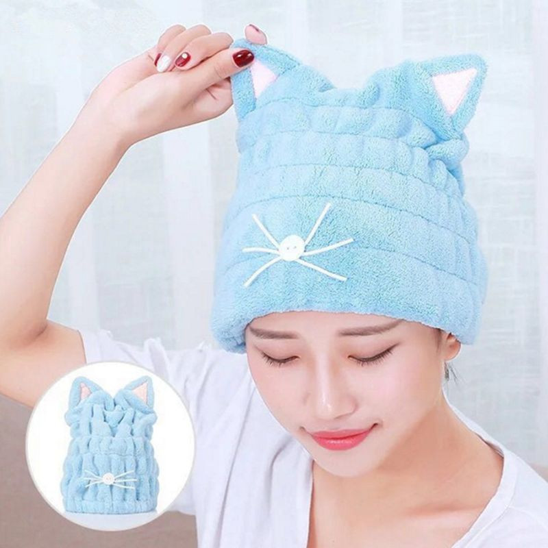 Mikrošķiedras matu ātri žūstošs jauks vannas dvieļu iesaiņojums, īpaši mīksts, absorbējošs cepures vāciņš sievietēm, pieaugušajiem vai bērniem, meitenēm, Drop Shipping