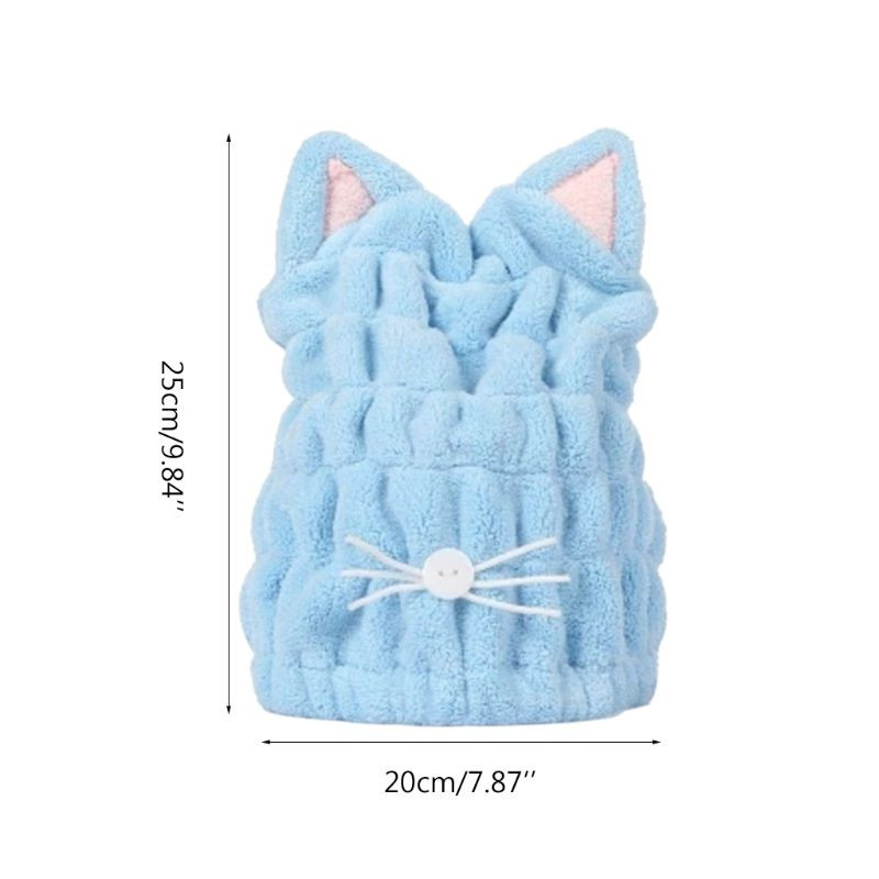 Mikrošķiedras matu ātri žūstošs jauks vannas dvieļu iesaiņojums, īpaši mīksts, absorbējošs cepures vāciņš sievietēm, pieaugušajiem vai bērniem, meitenēm, Drop Shipping