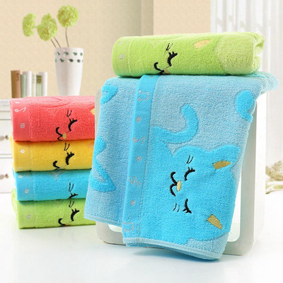 Soft Cotton Bath Towel Cartoon Cat Blanket Baby Newborn Infant Kids Breathable Comfortable Towels Cute Swimwear Shower Cloth