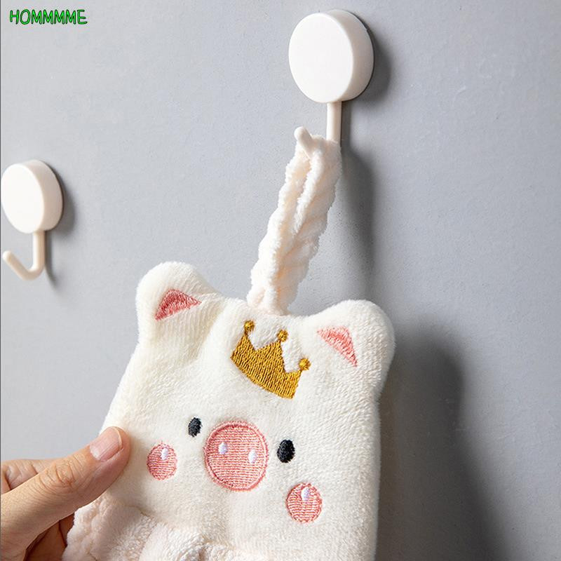 1kom Ručnik za ruke Slatki kućanski upijajući kuhinjski ručnik Lazy Rag Ručnik za brisanje Jednobojni dječji ručnik za ruke