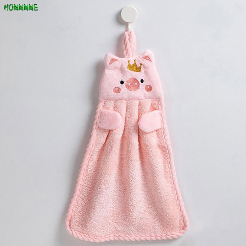 1kom Ručnik za ruke Slatki kućanski upijajući kuhinjski ručnik Lazy Rag Ručnik za brisanje Jednobojni dječji ručnik za ruke