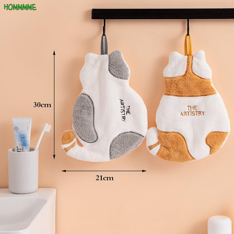 Slatki mačji ručnik za ruke za dijete Super upijajući kuhinjski ručnik od mikrovlakana Visokoučinkoviti ručnik za čišćenje posuđa Kuhinjski alati