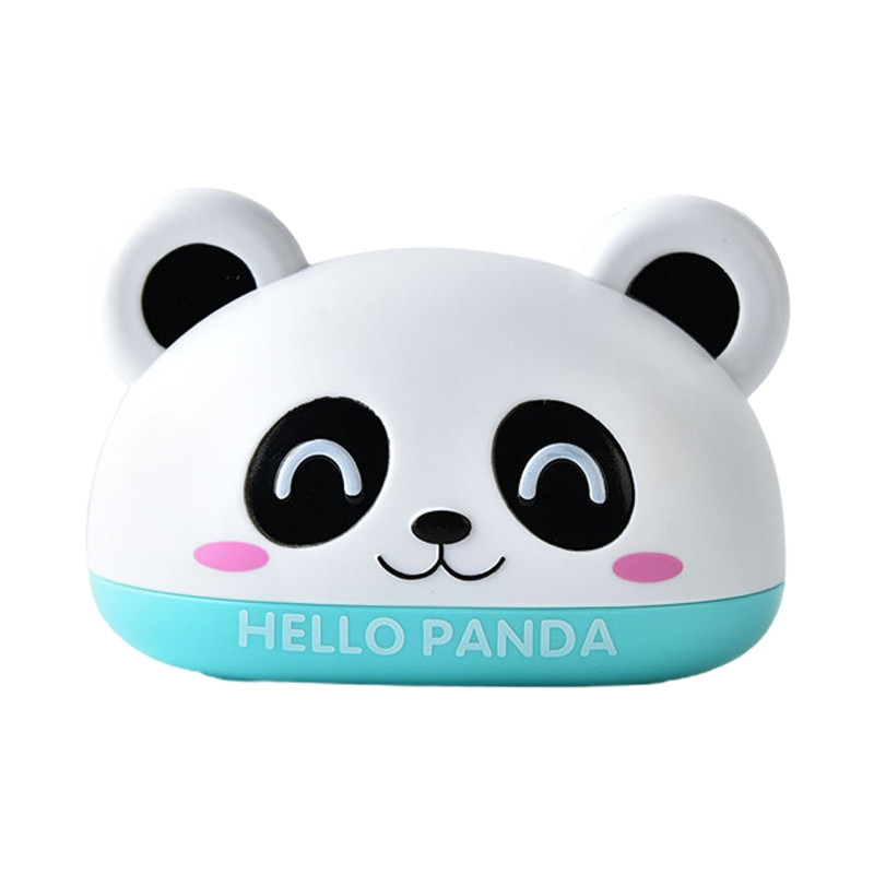 Kutija za sapun sa simpatičnim crtanim pandama s poklopcem i pladanj za posuđe Slatki sapuni Organizator za kućnu kupaonicu Čišćenje radne ploče