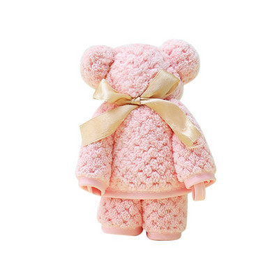 30/35/40/75 Poklon za vjenčanje, rođendan Medvjedić Ručnik Koralj Baršun Kreativni dar Ručnik za pranje lica Super upijajući mekani ručnik