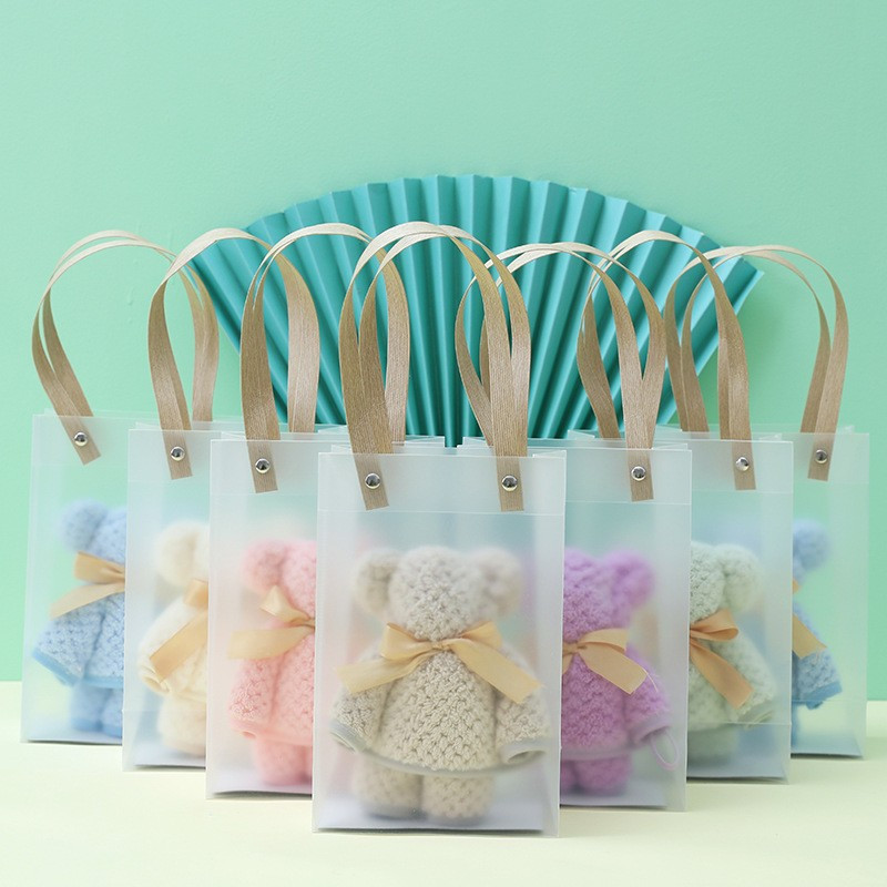 30/35/40/75 Poklon za vjenčanje, rođendan Medvjedić Ručnik Koralj Baršun Kreativni dar Ručnik za pranje lica Super upijajući mekani ručnik