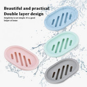 Posuda za sapun za kupaonicu s odvodom Držač za sapun Ušteda sapuna Jednostavno čišćenje Dry Stop Kašasti sapun Kupaonski proizvodi Kućni dodaci Alati