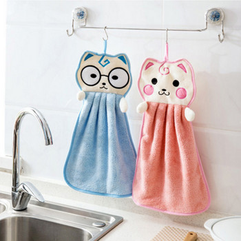 BabyHand Towels for Bath Hand Dry Kids Παιδική πετσέτα μικροϊνών για κουζίνα που στεγνώνει γρήγορα Κρεμαστές πετσέτες χεριών Cartoon
